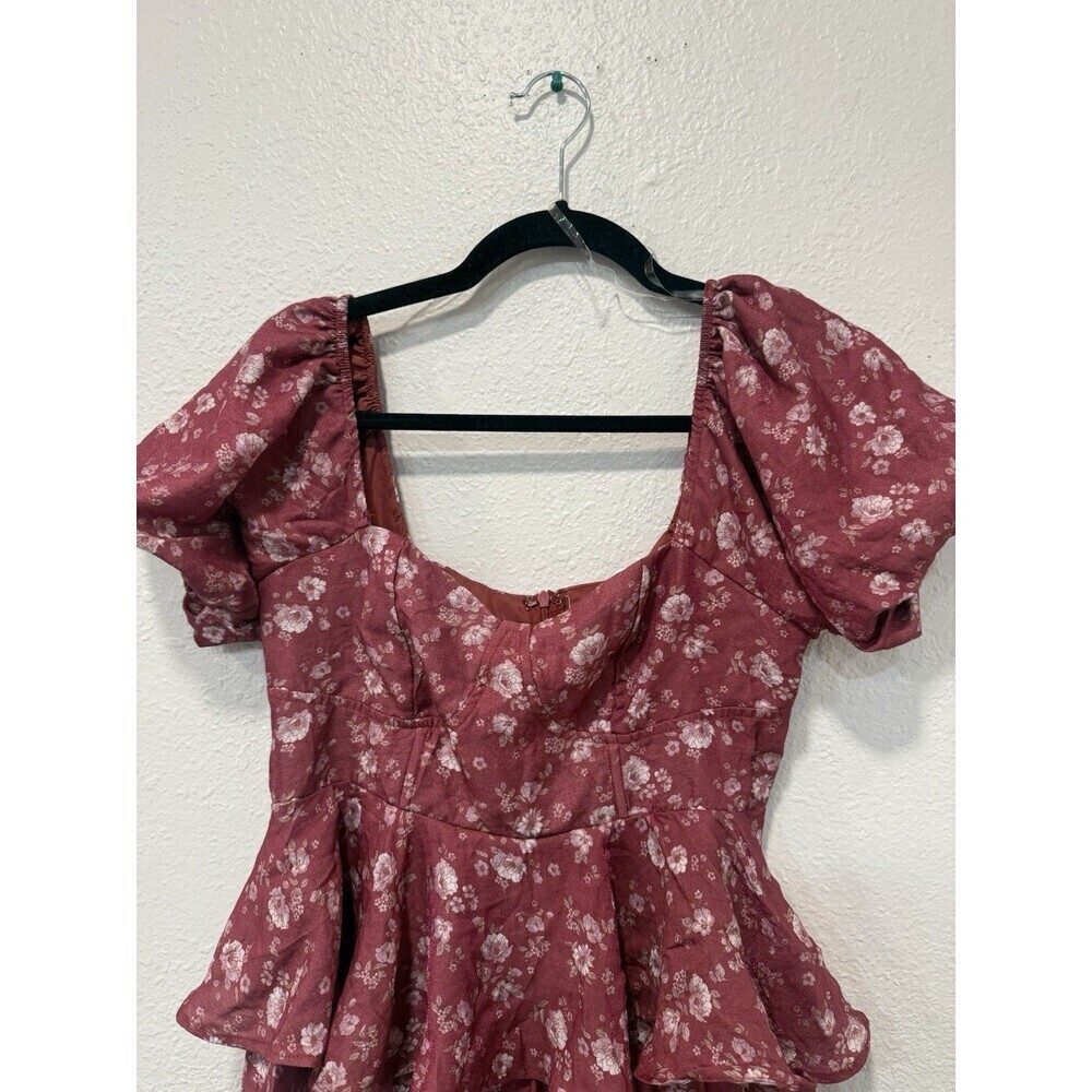 Altar'd State tiered floral dress m - Picture 4 of 7